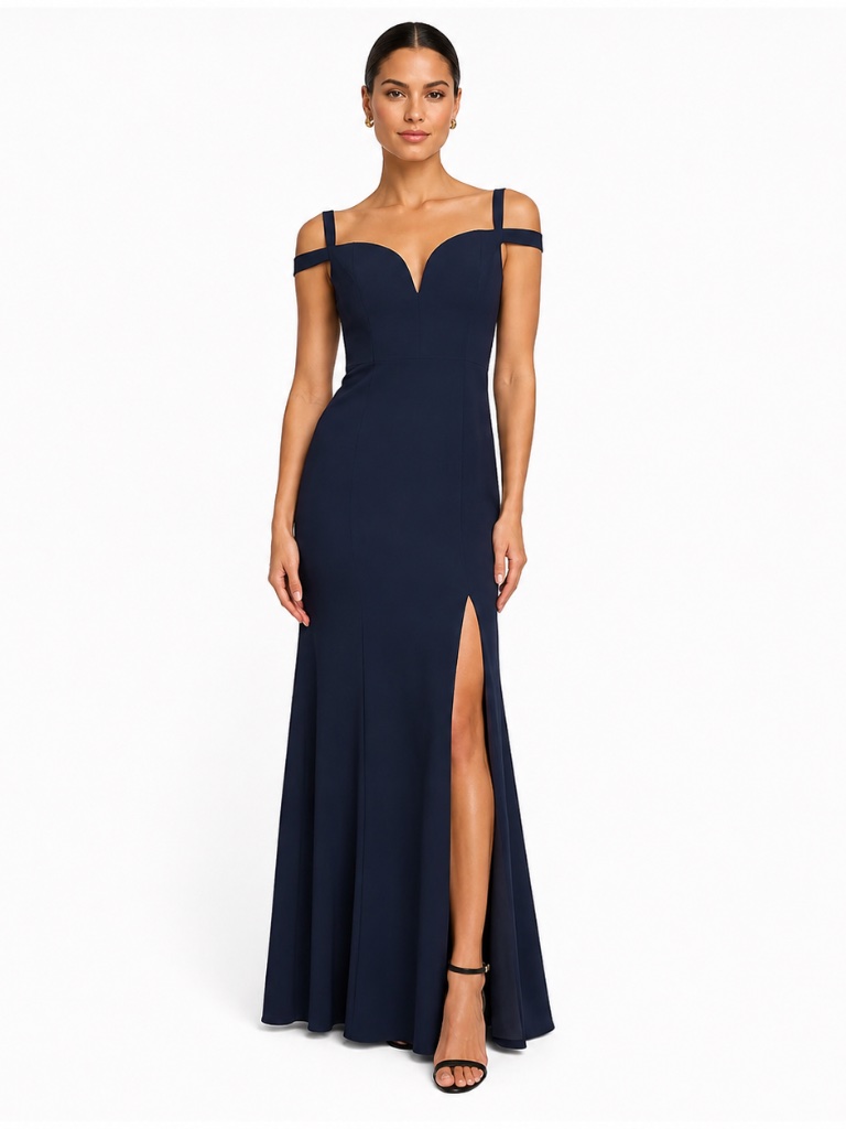 Donna Karan - Sweetheart-Neck Gown